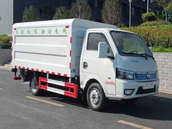 東風(fēng)桶裝垃圾車(chē)純電動(dòng)密閉